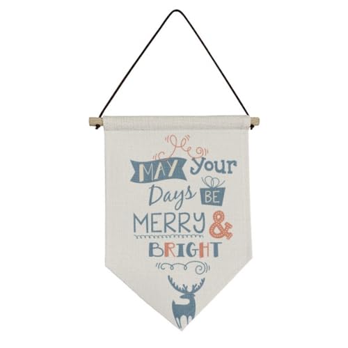 Drapeau en toile Mas Holiday Deer pour habiller un mur vide sans faire de grands travaux