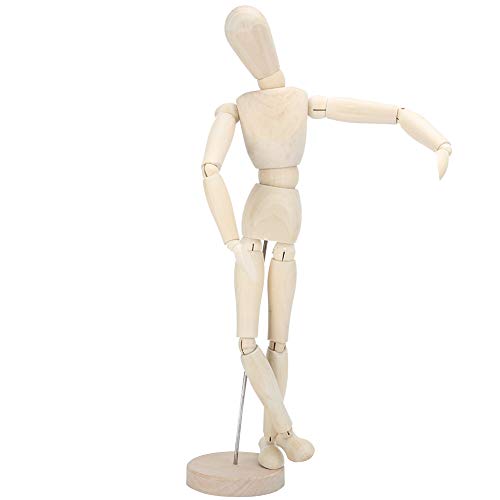 Artist Drawing Manikin, Articulated Mannequin Wooden Manikin Flexible Body Human Figure for Drawing