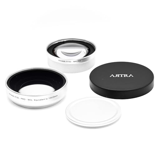 ARTRA LAB (�A�[�g���{) X100Pro WCL+ Marco 25mm���C�h�R���o�[�W���������Y�Ή������Y Fuji X100 Silver�Ή�