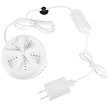 Abaodam Mini Washer Portable Turbine Washing Machine for Underwear and Socks, Easy to Use with Abs Resin Material, Compact Design for Travel and Business Trips