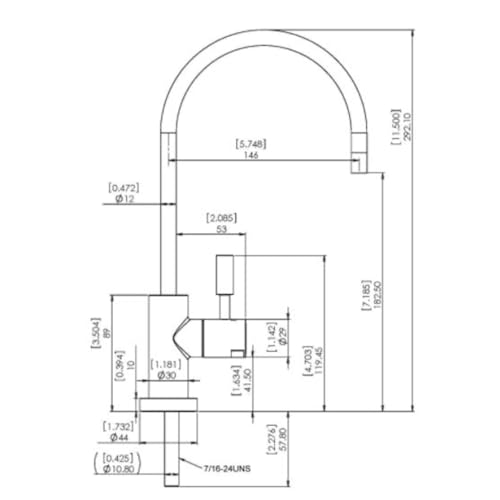 BieTal® Tafelwassergerät Wassersprudler Sprudelwasseranlage mit Zapfstelle und Zubehör - Wasserhahn ohne Wasserfilter