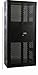 Hallowell HW4VSC6478-4CL DuraTough Series Classic Extra Heavy-Duty 16 Gauge All-Welded Combination Cabinet, Ventilated Door Color, 36" Width x 24" Depth x 78" Height, Charcoal