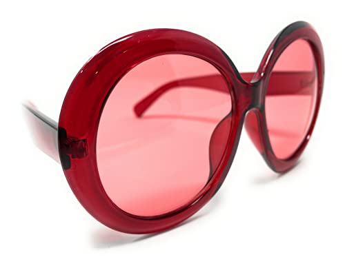 WD Shades - Women's Oversize XL Circle Round Thick Frame Sunglasses3