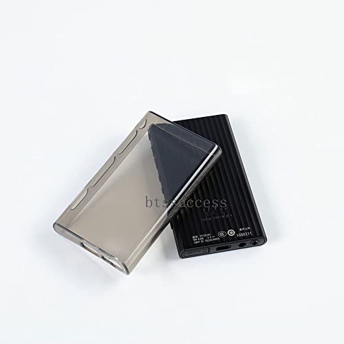 Soft Clear Tpu Protective Shell Skin Case Cover For Sony Walkman Nw-A300 Series Nw-A306 Nw-A307 (Clear Black Case And Glass) #TOP5
