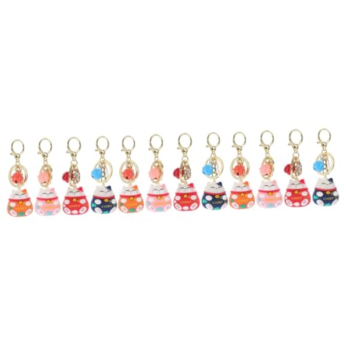 Porte-clés chat pendentif suspendu omamori breloque de bourse et clé de voiture