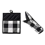Mini guanti da forno: realizzati in materiale di cotone lavabile in lavatrice e accessori da cucina