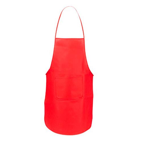 Delantal Masterchef Capitán Bordado. Delantal Cocina Rojo o Azul Poliester-algodón para Hombres...