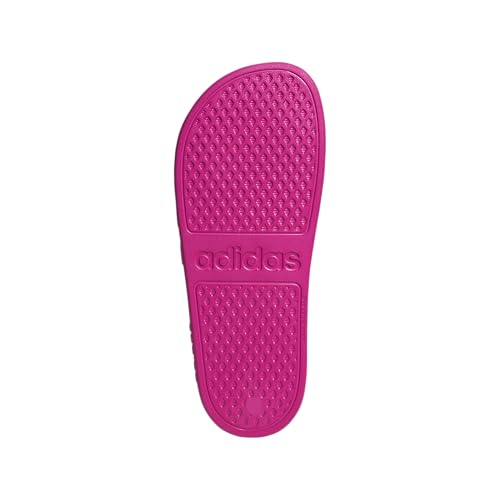 adidas Women's Adilette Aqua Slide Sandal, Shock Pink/Solar Slime/Shock Pink, 92