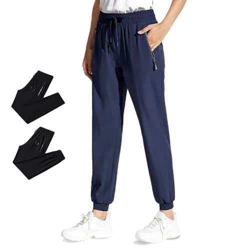 Nallywear Stretch Pants, Nonmaze Airflexion Pants for Men Women, Pull on Ice Silk Comfort Sweatpants