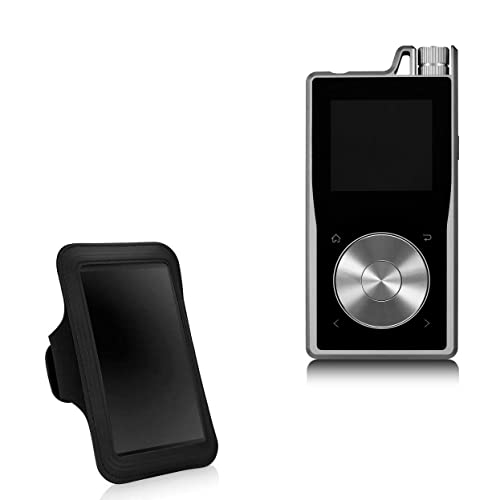 BoxWave Case Compatible with Questyle QP1R - Sports Armband, Adjustable Armband for Workout and Running for Questyle QP1R, Questyle QP1R, QPM, QP2R - Jet Black