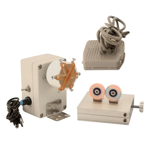 Menolana Fishing Winding Machine Set Fishing Rod Repair Kit Professional Winding and Binding Rod Dryer Rod Building Machine Equipment, Pedal Alloy Stand