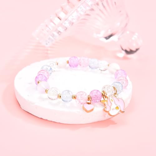 Leyung Birthday Gifts for Girls, Beaded Bracelet Birthday Decorations Gifts for 3 4 5 6 7 Year Old Girls Daughter Granddaughter Niece Sister2