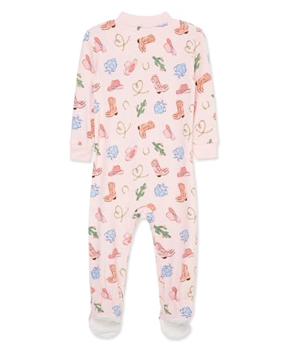 Little Me Clothes for Baby Girls' Zip Front Bodysuit Sleepwear, 12 Months to 24 Months2