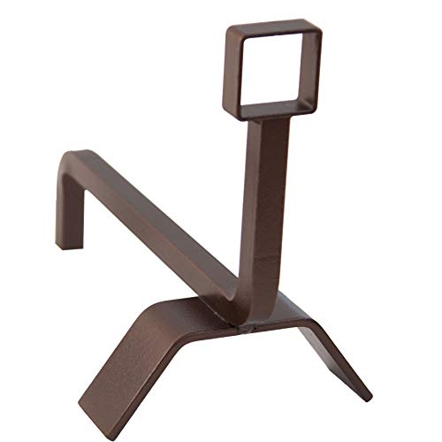 DESIGN RUST - COPPIA ALARI IN FERRO BATTUTO
