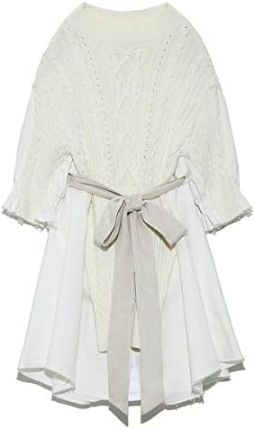 Amazon Co Jp スナイデル ワンピース ニット デニムワンピース レディース Wht 日本 F Free サイズ 服 ファッション小物