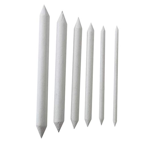 DearAnswer 6Pcs Artist Blending Stump Drawing Blending Stick Smudging Stump Art Smudger Drawing Pastel Smudger