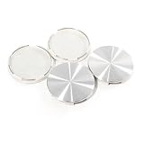 HowioZil 4Pcs 104mm(4.09in) Wheel Center Caps Replacement PT280-35220-G0 TOY-22-08 Silver Hub Caps, Compatible with 2005-2023 Tacoma FJ Cruiser TRD 16' Beadlock Style Wheel