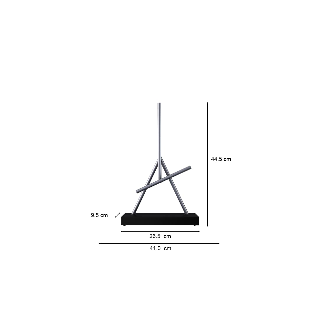 Original - The Swinging Sticks® Infinity | Faszinierende Kinetik-Skulptur mit edlem massiven Bambus-Sockel | Perpetuum Mobile Illusion | Handgefertigt | EIN Blickfang für Moderne Wohn- & Arbeitsräume
