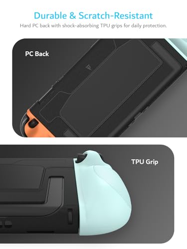 Funda Nintendo Switch 2 delgada de TPU compatible con base de carga y agarre mejorado 3