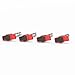 Ignition Coil Pack Set of 4 - Replaces 06E905115E, 06H905115B, 07K905715F - Compatible with Audi and Volkswagen Vehicles - A4, A5, A6, R8, TT, GTI, Golf, Jetta, Passat, Tiguan, MK5, MK6, 2.0T, 2.5L