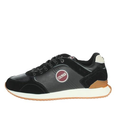 Colmar Travis Plus Drill Noir : baskets aux finitions soignées et design italien épuré