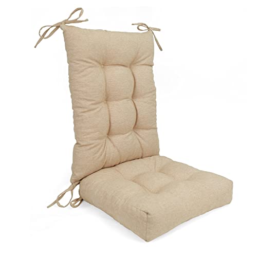 Focuprodu Rocking Chair Cushions.soft Chair Cushions For Indoor/Outdoor A Variety Of Rocking Chairs. Double Non-Slip Design Chair Cushions Are Suitable For Patio, Garden. (Plush-Beige) #TOP7