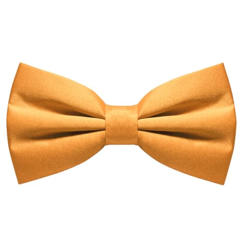 JEMYGINS Gravata para homem, disponível em cores lisas, Amarelo