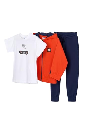 Survêtement avec t-shirt garçon rouge Mayoral tenue confortable de récréation