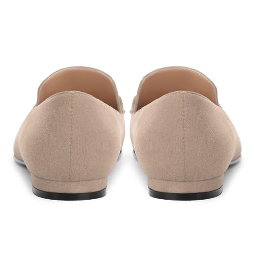 Image of Women's Loafers, Slip On Round Toe Comfortable Flats for Women Dressy and Work, Womens Business Casual Shoes