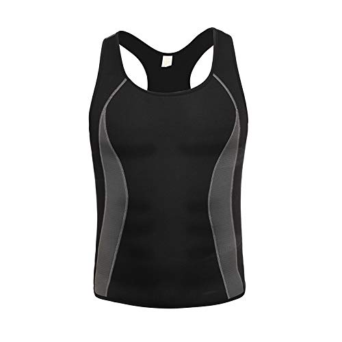 Gilet de sudation en néoprène pour hommes : t-shirt minceur et gaine de sport