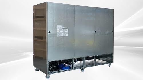 Image of Commercial Reach In Refrigerator, ETL 3 Door Fridge Cooler Merchandiser, 83 inch W 61 cu.ft. Stainless Steel Interior KR-82B