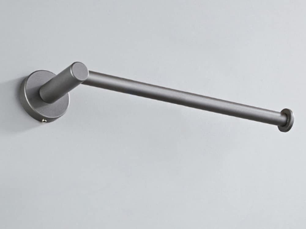 Szary zestaw akcesoriów łazienkowych - mosiężny uchwyt na szczotkę toaletową uchwyt na papier toaletowy wieszak na ręczniki prysznic dozownik mydła hak ścienny uchwyt na suszarkę do włosów pierścień
