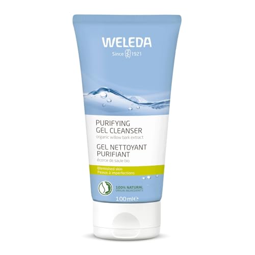 WELEDA - Gel nettoyant purifiant - Nettoie en profondeur - Pour les peaux à imperfections - NATRUE* - Vegan*** - 100 ml