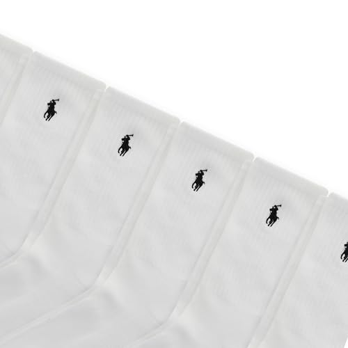 POLO RALPH LAUREN boys Athletic Performance Crew Socks - 6 Pair Pack - Soft Cushioned Comfort2