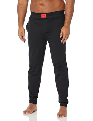 HUGO Men's Long Sleeve and Cuffed Pant Jersey Pajama Set3