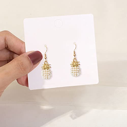 Cute-14k-Gold-Sparkly-Crystal-Pineapple-Dangle-Drop-Earrings-Colorful-Pearl-Pineapple-Hook-Earrings-for-Women-Hawaiian-Vacation-Beach-Party-Dangle-Drop-Fruit-Earring