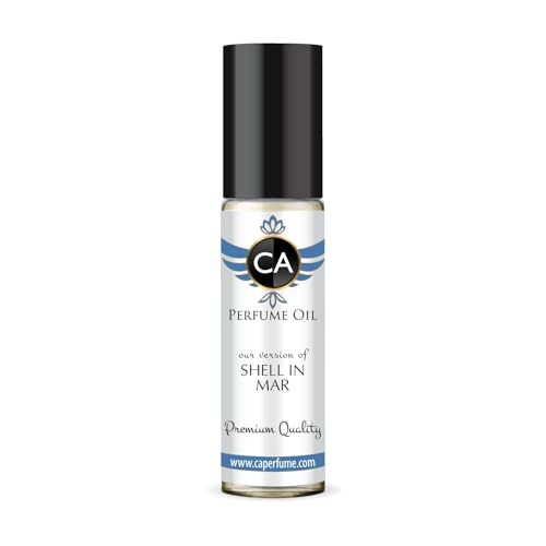 CA Perfume Impression of Shell in Mar for Women Fragrance Oil Amber Spicy Scent Long Lasting Perfumes for Women Travel Size TSA Ready Mini Parfum Body Oil Roll-on 0.33 Fl Oz 10ml