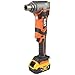 Klein Tools BAT20LW1 Right-Angle Impact Wrench Kit, 300 ft-lb, Compact and Cordless, Includes Batteries, Charger and Carrying Case