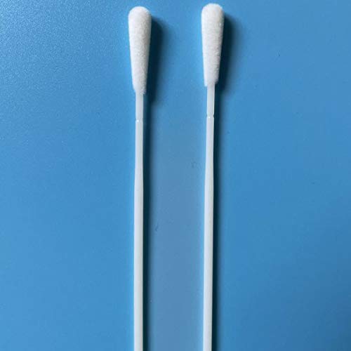 Saris and Things 500 Pack - Sterile Oral Swab, Flocked Oral Swabs for Sampling, 30 mm Break Point, Nylon Flocking Tip