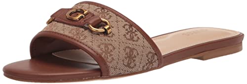 GUESS Damen Hammi Sandale, Brown Multi 210, 40 EU
