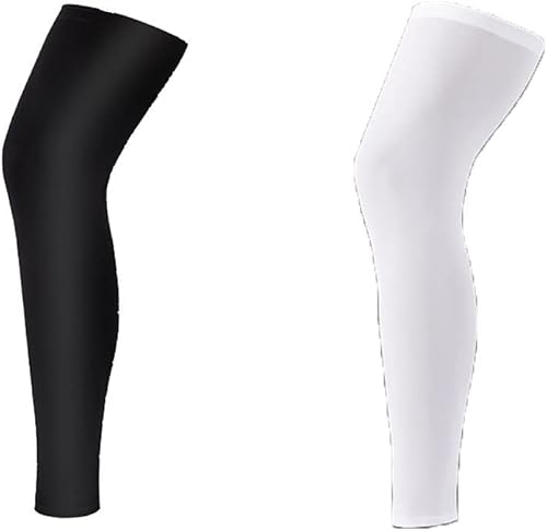 Mangas de pierna de compresión de seda de hielo Mangas de pierna de ciclismo de verano