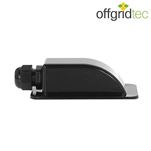 Offgridtec toit 1 Exécution de compartiment noir pour camping-car caravane, bateau, solaire Passe-câble ABS, 1 pièce, 006425 - Image 4
