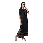 Amayra Women's Rayon Printed Straight Kurti with Palazzos Set - Image 2