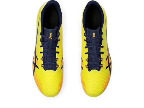 ASICS Unisex Hypersprint 8 Track & Field Shoe, 10.5M / 12W, Bright Yellow/Blue Expanse