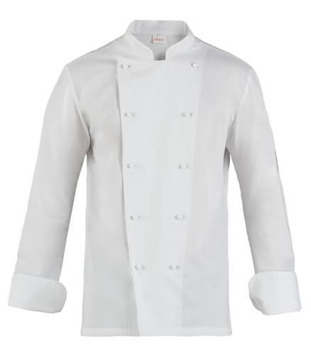 Siry Work Giacca Cuoco Ristorante Uomo e Donna, Unisex, Manica