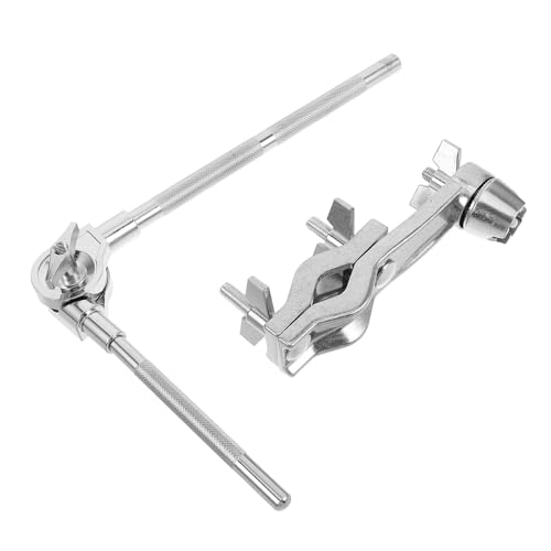 VICASKY Metal Drum Clamp Cowbell Mount con Brazo Extensible para Platillo, Soporte de Percusión Compatible con Baterías para Jazz y Rock miniatura 1