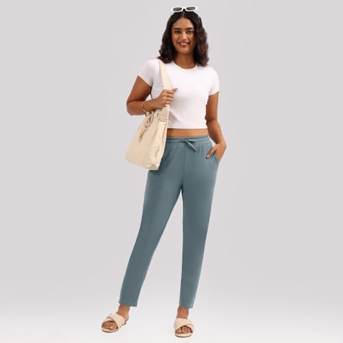Image of BlissClub Women Mid Rise Tapered Casual Pants