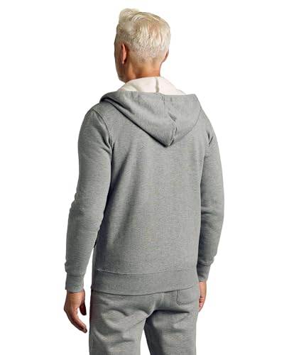 True Classic Novelty Hoodies for Men, Zip Up Hoodie, Dark Heather Gray 2XL - image 2