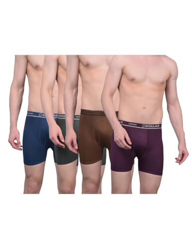 Image of Dollar Lehar Mens Combed Cotton Trunk - Actual Colour May Vary
