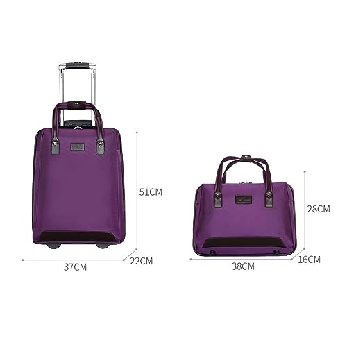 ANIIC Luggage Suitcases With Wheels 2-Piece Nylon Luggage Stripe 20inch Luggage Sets Anti-Theft Combination Lock Suitcases Suitcase Spinner Luggages (Color : C, Size : 2-Piece)2
